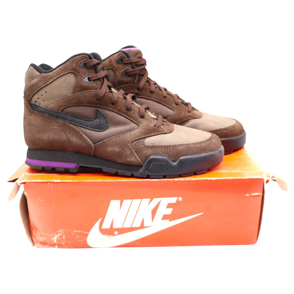 Nike Caldera 3/4 Plus Mens 7 Vintage 1992 Chocolate Brown Suede Hiking Boots